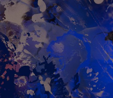 farklı boya dokuları ile sanat deseni