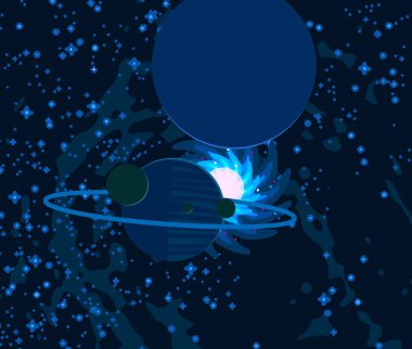 doğal soyut galaksi uzay arka plan