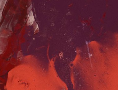 2d illüstrasyon. Beton düz duvar grafitisi. Modern sanat tarzı. Çok renkli şekil ler ve desenler. El yapımı sprey resimleri. Boyalı pürüzlü yüzey. Fırça darbeleri. 