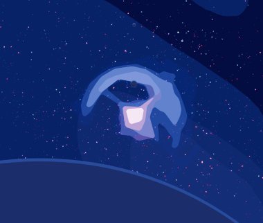 doğal soyut galaksi uzay arka plan