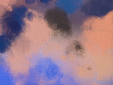 Yağlı boya ile soyut grunge arkaplan kaba desen lekeler