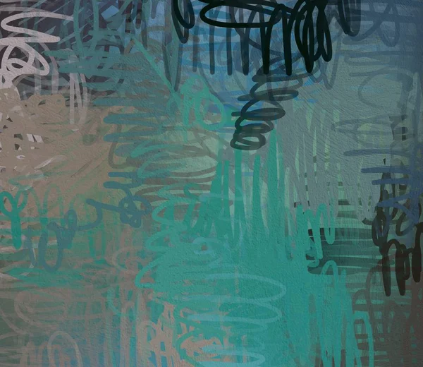 Абстрактный Гранж Фон Масляными Красками Окрашивает Грубый Рисунок — стоковое фото