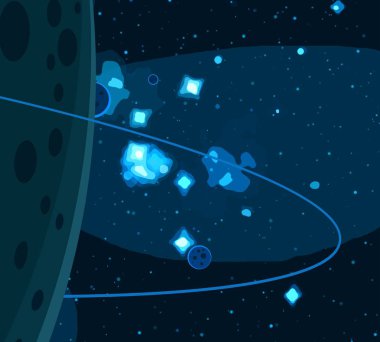 yıldız ile güzel kozmos astronomi arka plan