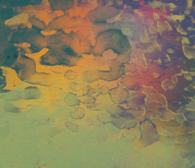 Yağlı boya ile soyut grunge arkaplan kaba desen lekeler