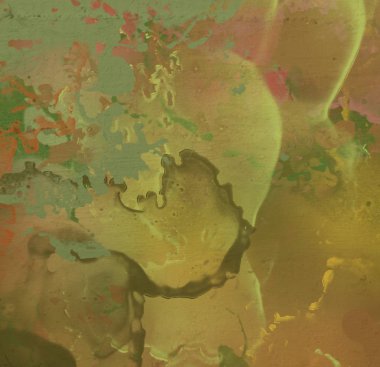 Metin için yeri olan boya lekeleriyle soyut arkaplan  