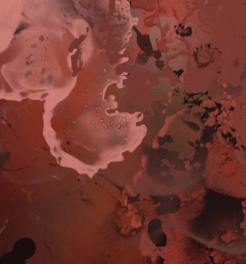 Soyut rasgele şekiller. 2d illüstrasyon. Modern sanat desenleri.