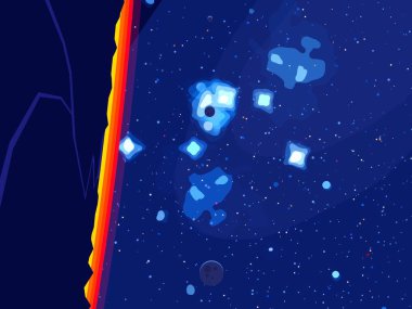 doğal soyut galaksi uzay arka plan