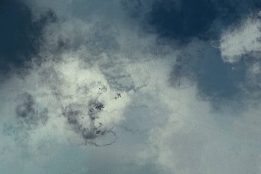 2d illüstrasyon. Beton düz duvar grafitisi. Modern sanat tarzı. Çok renkli şekil ler ve desenler. El yapımı sprey resimleri. Boyalı pürüzlü yüzey. Fırça darbeleri.      