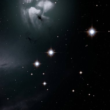 yıldız ile güzel kozmos astronomi arka plan