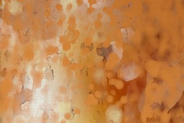 Beton üzerine soyut boyama. 2d illüstrasyon. Düz yüzeye boyanmış çeşitli renkli desenler.