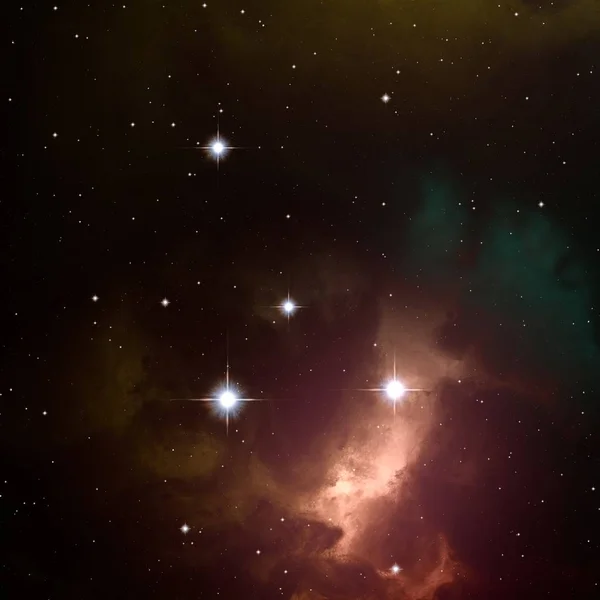 Abstracte Kleurrijke Kosmische Ruimte Achtergrond — Stockfoto