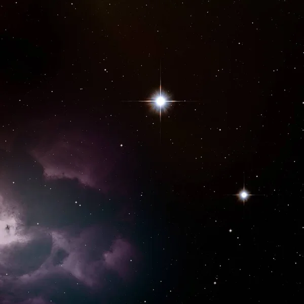 Krásné Kosmos Pozadí Postavami Vesmír — Stock fotografie