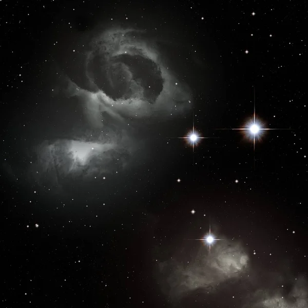 風光明媚な抽象的な銀河空間の背景 — ストック写真