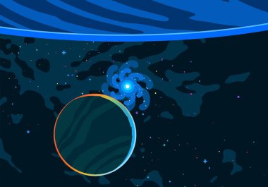 doğal soyut galaksi uzay arka plan