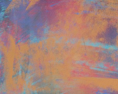 El yapımı tuvale yağlı boya. Soyut sanat dokusu. Renkli doku. Modern sanat eserleri. Yağlı boya darbeleri. Fırça darbeleri. Modern sanat. Çağdaş sanat. Sanatsal tuval.  