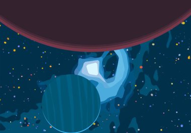 doğal soyut galaksi uzay arka plan