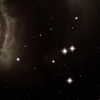 yıldız ile güzel kozmos astronomi arka plan