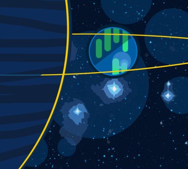 doğal soyut galaksi uzay arka plan