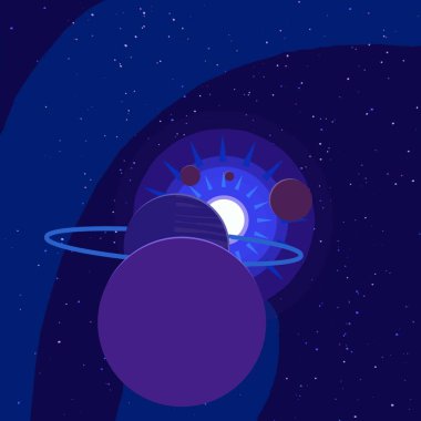 doğal soyut galaksi uzay arka plan