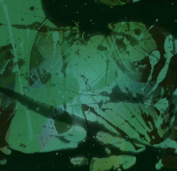 Soyut rasgele şekiller. 2d illüstrasyon. Beton duvarda sanatsal modern sanat desenleri.