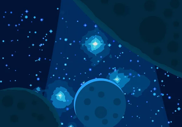 Vakker Kosmos Astronomi Med Stjerner – stockfoto