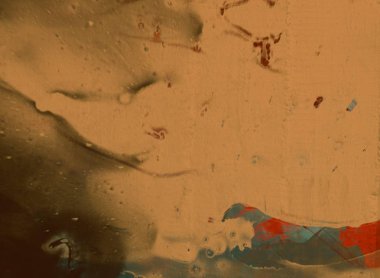 Yağlı boya ile soyut grunge arkaplan kaba desen lekeler