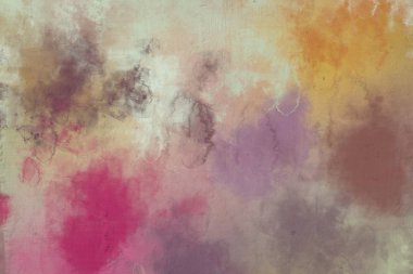 Yağlı boya ile soyut grunge arkaplan kaba desen lekeler