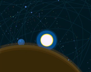 doğal soyut galaksi uzay arka plan