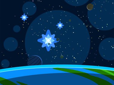 doğal soyut galaksi uzay arka plan