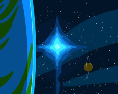 doğal soyut galaksi uzay arka plan