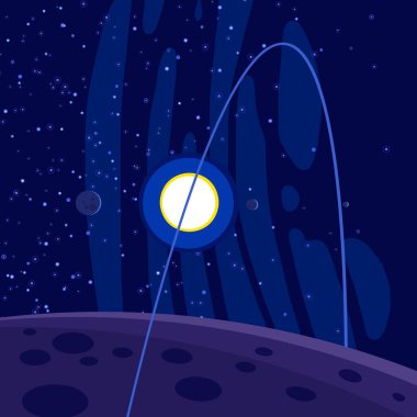 soyut renkli kozmik alan arkaplanı