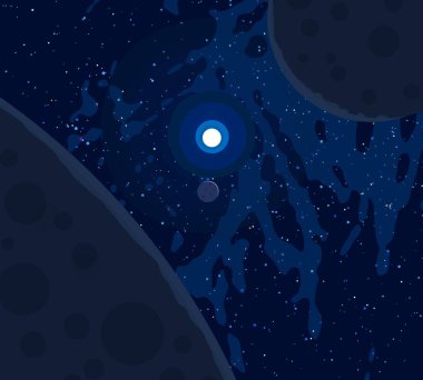 soyut renkli kozmik alan arkaplanı