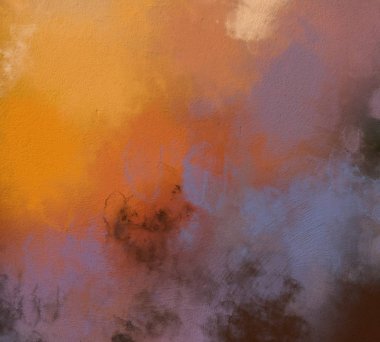 Yağlı boya ile soyut grunge arkaplan kaba desen lekeler