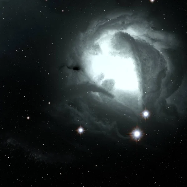Vesmír Plný Hvězd Plynu Dálný Dálný Kosmos Ilustrace — Stock fotografie