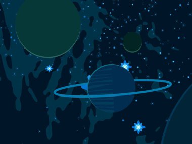 soyut renkli kozmik alan arkaplanı