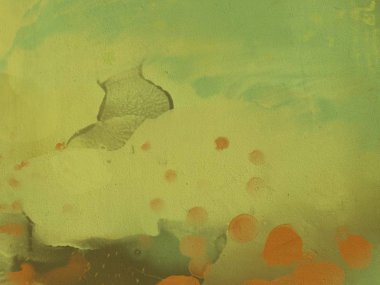 2D çizim. Beton duvar yazısı. Modern sanat tarzı. Çok renkli şekiller ve desenler. El yapımı sprey resimler. Kabataslak boyalı yüzey. 