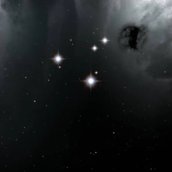 Krásné Kosmos Pozadí Postavami Vesmír — Stock fotografie