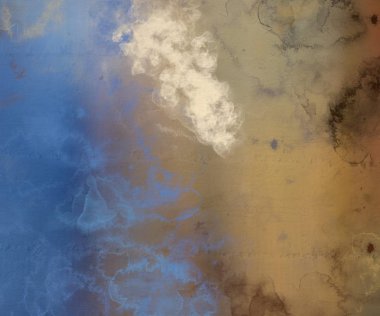 Yağlı boya ile soyut grunge arkaplan kaba desen lekeler