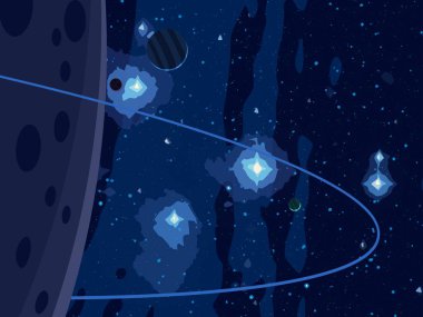 doğal soyut galaksi uzay arka plan