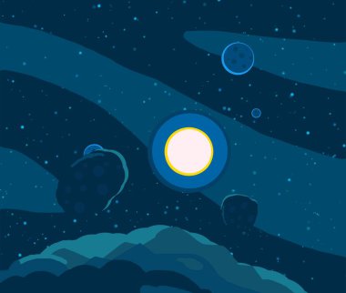 doğal soyut galaksi uzay arka plan