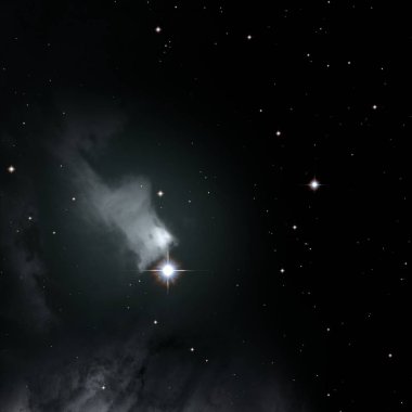 yıldız ile güzel kozmos astronomi arka plan