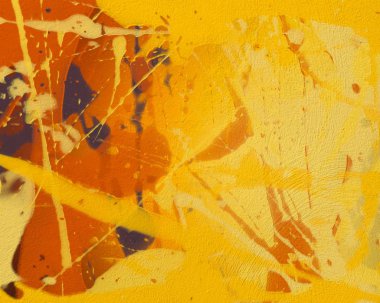 2d illüstrasyon. Beton duvar grafitisi. Modern sanat tarzı. Çok renkli şekil ler ve desenler. El yapımı sprey resimleri.