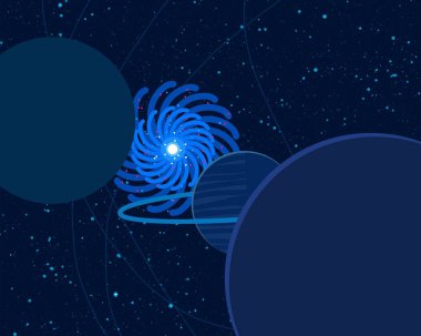 doğal soyut galaksi uzay arka plan