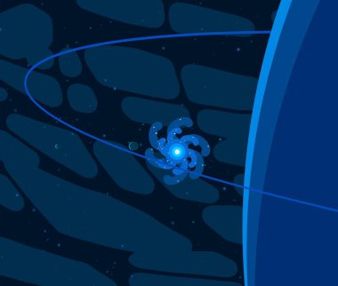 doğal soyut galaksi uzay arka plan