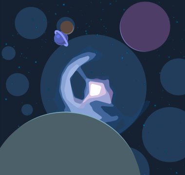 doğal soyut galaksi uzay arka plan