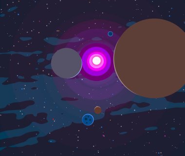 doğal soyut galaksi uzay arka plan