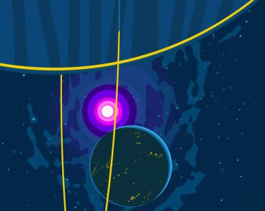 doğal soyut galaksi uzay arka plan