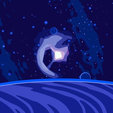 doğal soyut galaksi uzay arka plan