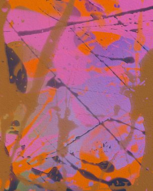 Metin için alan ile soyut renkli boya duvar kağıdı