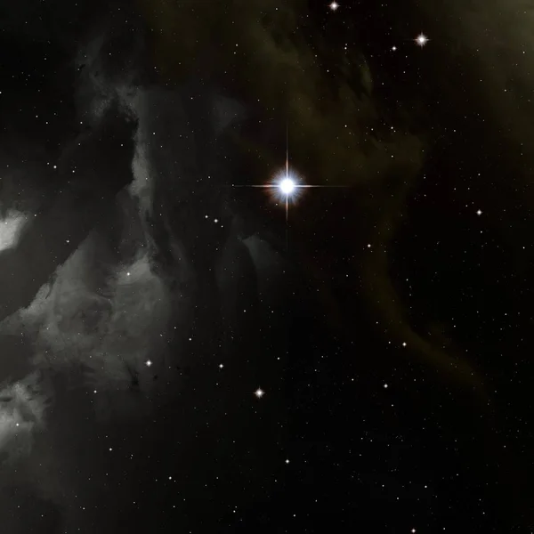 Campo Estrellas Del Espacio Profundo Universo Lleno Estrellas Gas Ilustración —  Fotos de Stock